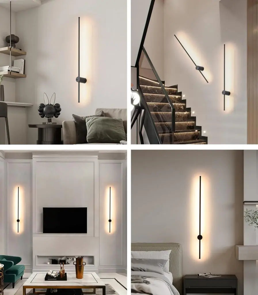 Trådlös Vägglampa med Modern Design – Finns i 60 cm, 80 cm & 100 cm