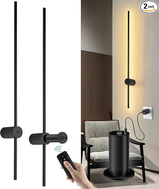 Trådlös Vägglampa med Modern Design – Finns i 60 cm, 80 cm &amp; 100 cm
