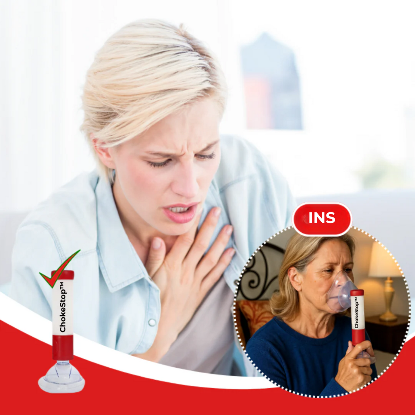 ChokeStop™ | Skydda din familj från kvävning, rensa luftvägarna omedelbart