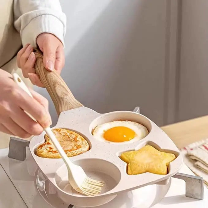 4-i-1 Stekpannan med Nonstick &amp; roliga former