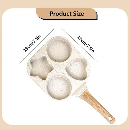 4-i-1 Stekpannan med Nonstick &amp; roliga former