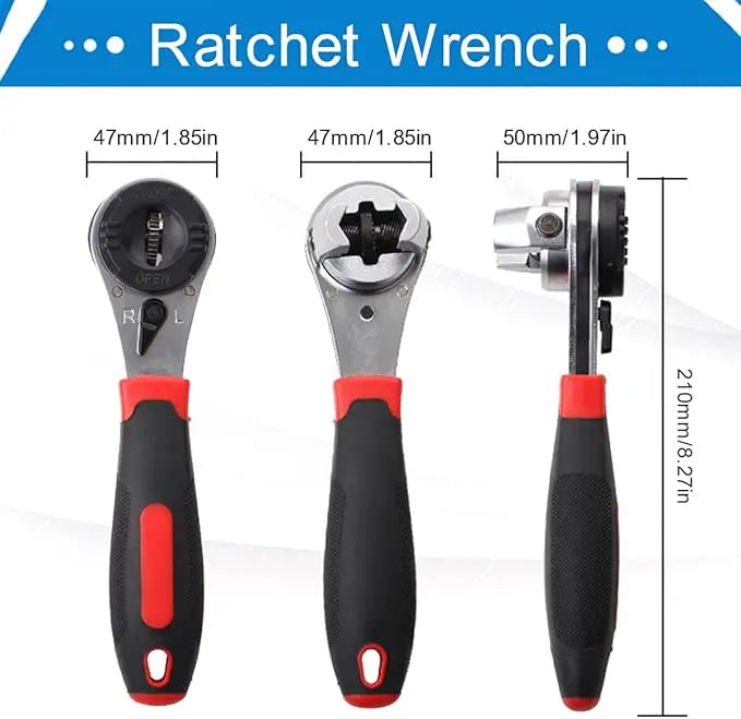 Multinyckel Pro – Justerbar spärrnyckel 6–22 mm för alla projekt