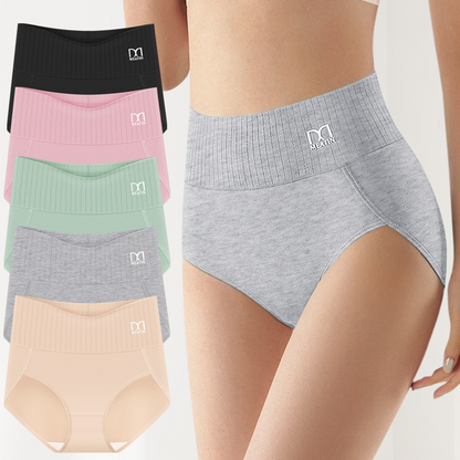 KomfortFit™ | 6-pack Andas & Bekväma Höga Midjetrosor med Magstöd