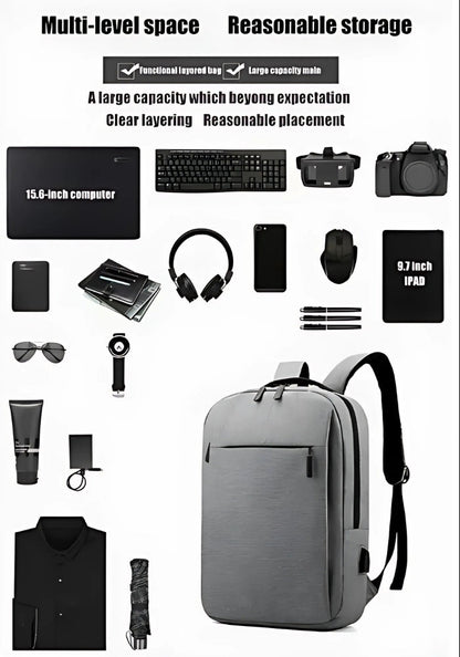 PowerMove™ Ryggsäck för Bärbar Dator | Stor Förvaring, Ladda var som Helst