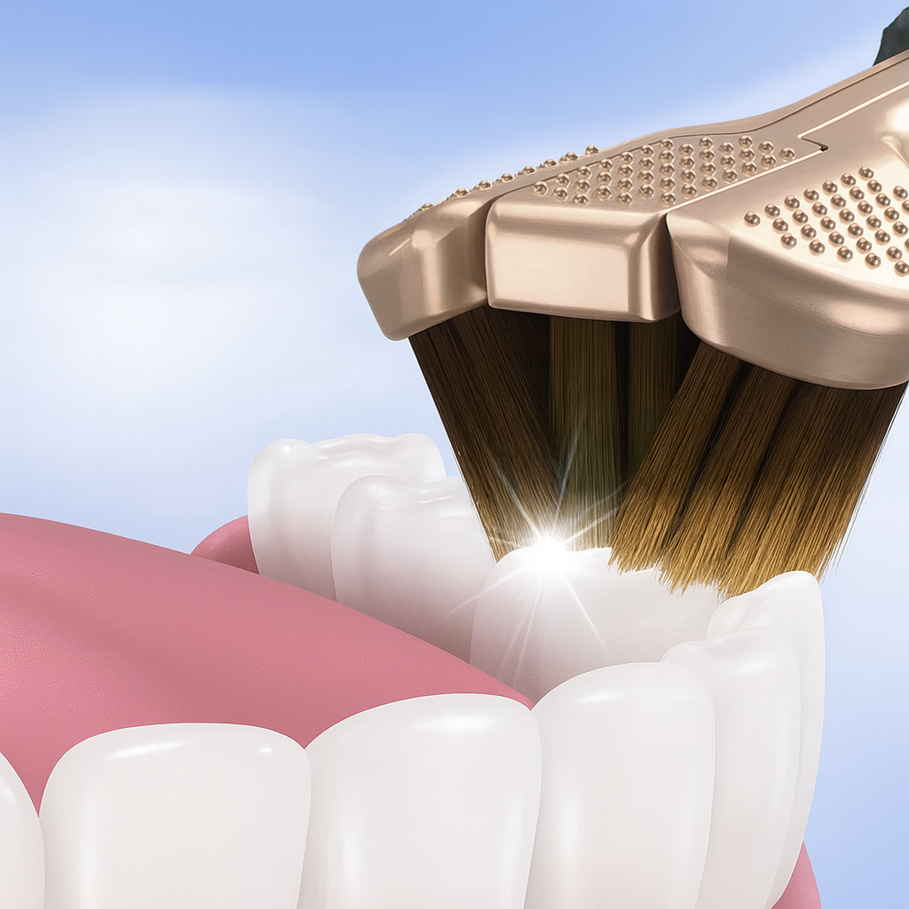 TriClean™ – 3D TriBrush för total tandrengöring på halva tiden