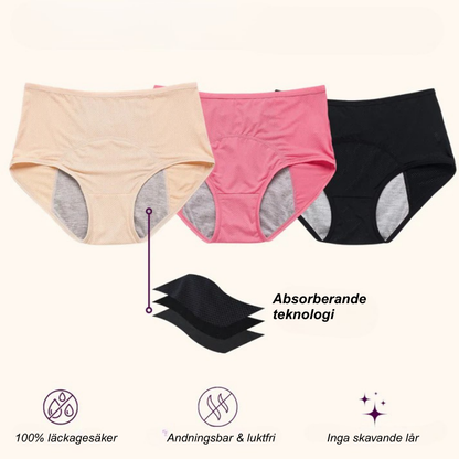 DryFit™ | Läckagesäkert skydd — håll dig torr och trygg hela dagen