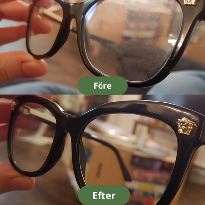 RenGlas™ – Kristallklara glasögon utan putsdukar & ränder