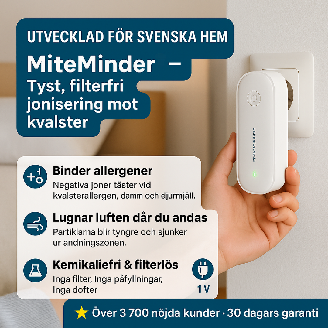 Virelya MiteMinder™: Friskare morgnar & ett hälsosammare hem