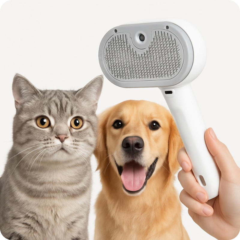 PälsVård™ – Pälsborste för Hund & Katt – Skonsam och Effektiv