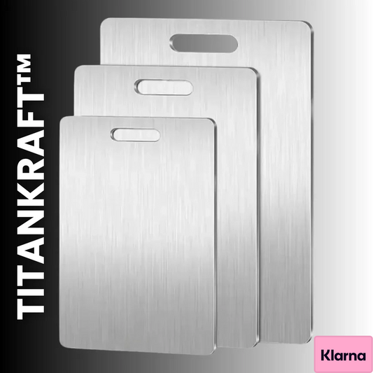 TITANKRAFT™ skärbräda i 100 % rent titan