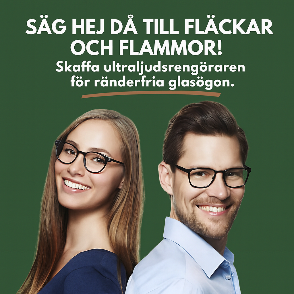 RenGlas™ – Kristallklara glasögon utan putsdukar & ränder