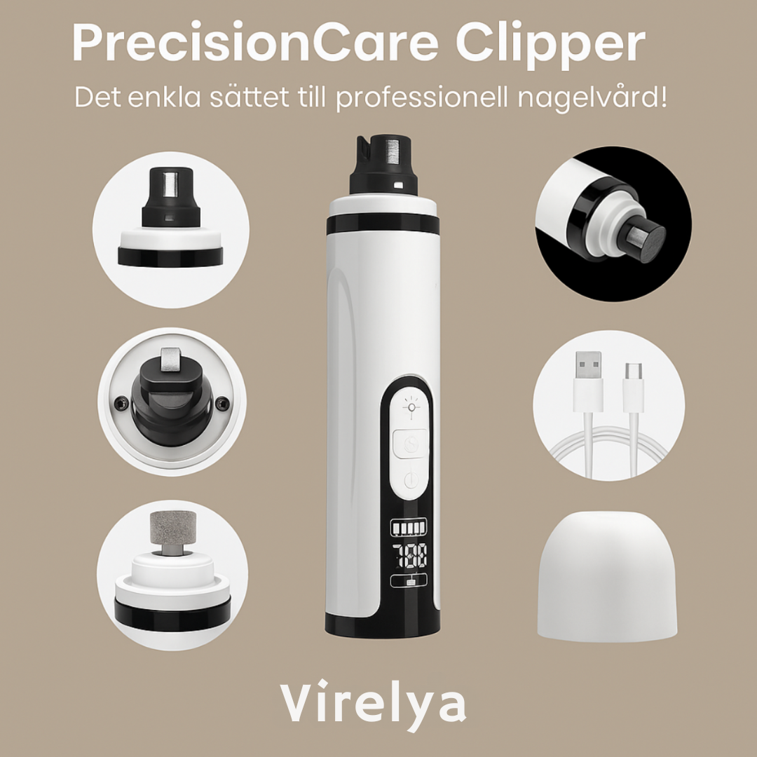 PrecisionCare Clipper™ - Klotrimmer med lampa