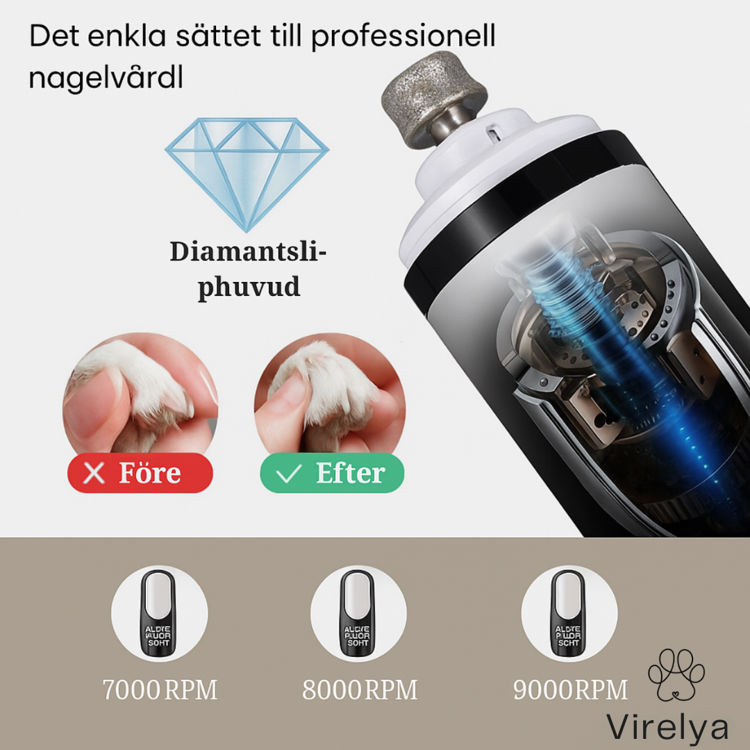 PrecisionCare Clipper™ - Klotrimmer med lampa