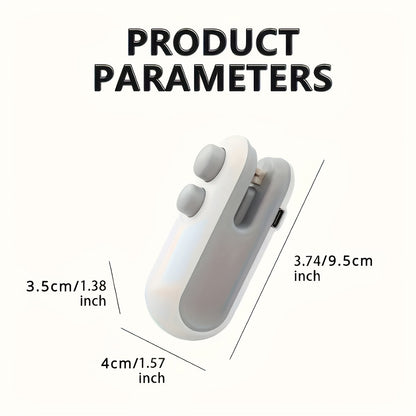 Seal™ 2-i-1 Påsförslutare och Skärare | Snabb Förslutning, Långvarig Färskhet