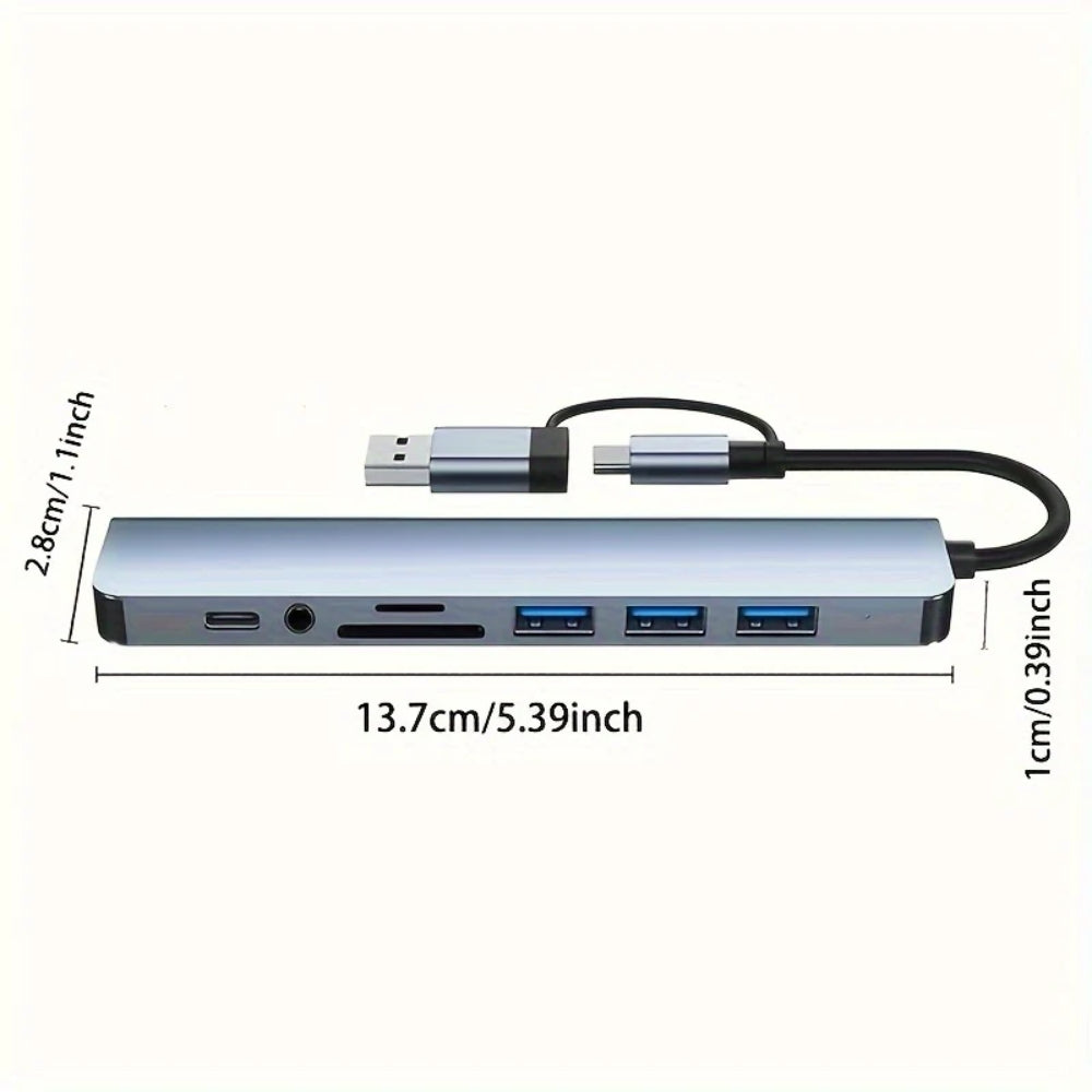 Fusion™ 8-i-2 USB-hubb - anslut allt i ett enda drag