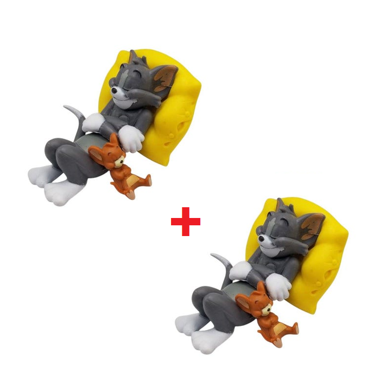 CarCharm 1+1 GRATIS: Tom Och Jerry Lekfull Instrumentbräda Prydnad