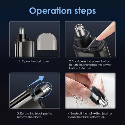 Näshårstrimmer precision™ - Groomingverktyg med LCD-display