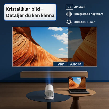 TinyBeam® 4K Hemmabioprojektor